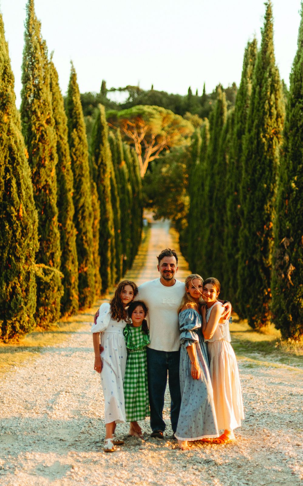 Raimonds and Marta with their three children